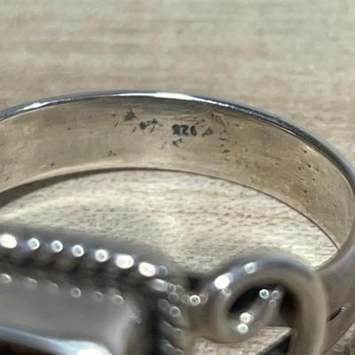 Smoky Quartz and Sterling Silver Ring 8