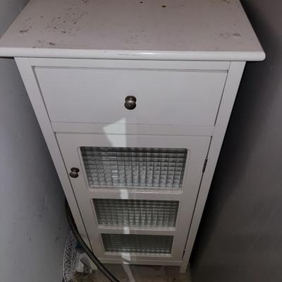 Cool little cabinet with some sparkling cider