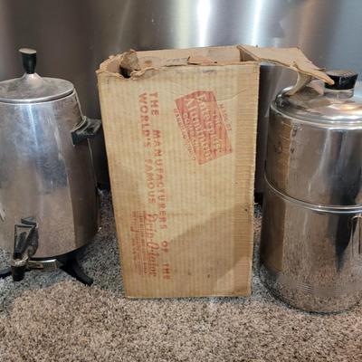 Two vintage and cool coffee makers