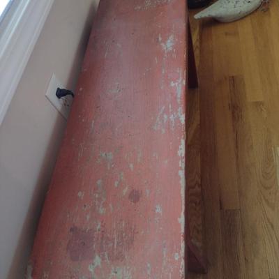 Vintage Painted Wooden Bench/Accent Table- Approx 35 3/4" Long