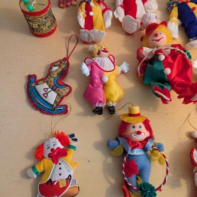 Wooden Fabric Porcelain Paper Mache Circus Figures Lot 7