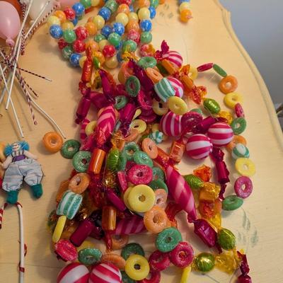 House Of Lloyd Bunny Holiday Decorations Clown Figures Candy Tree Strings Lot 8