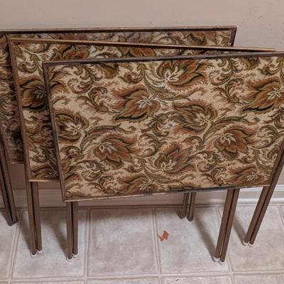 3 Metal Folding TV Trays