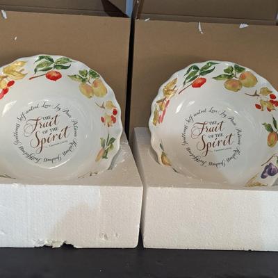 The Fruit Of The Spirit Bowls 11"