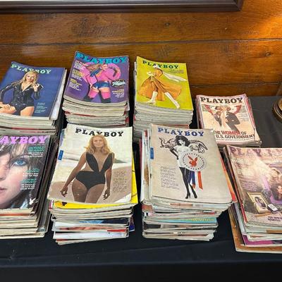 Vintage Playboy Collection Covering the 1960’s, 70’s & 80’s