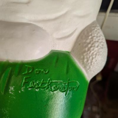 Vintage Lighted Don Featherstone Easter Bunny Blow Mold
