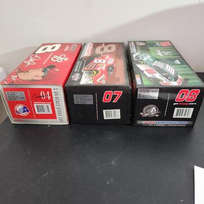 3 Action AMP Budweiser Die Cast Cars #8 #88 Dale Earnhardt Jr