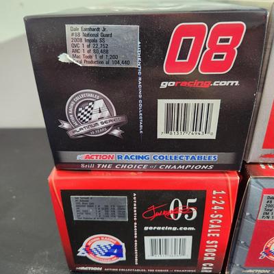 4 Action Die Cast Cars 1:24 Dale Earnhardt Jr 8 Bud 88 National Guard