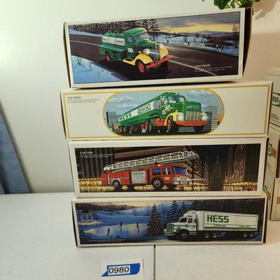 4 Hess Truck Toy Banks