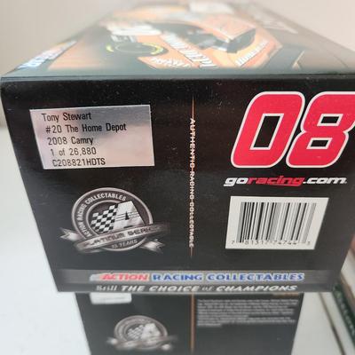 lot of 3 Die Cast Cars Tony Stewart 2008 #20 Home Depot David Reutimann #44 UPS Kentucky Derby Baltimore Orioles Car 2001