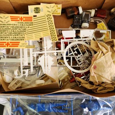 3 Models Fire Trucks Christie Fire Jeep Sealed Pumper Box only with Misc parts inside