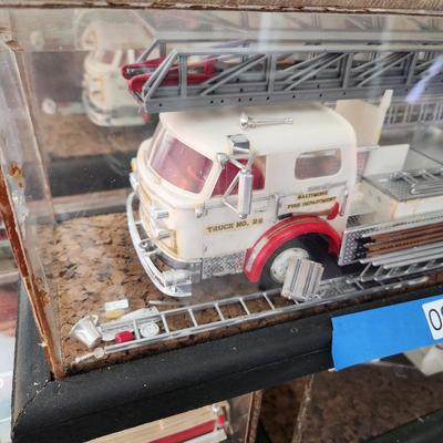 3 Fire Truck Models is Cases
