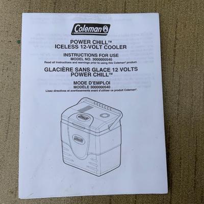 Coleman Power Chill Iceless 12-Volt Cooler