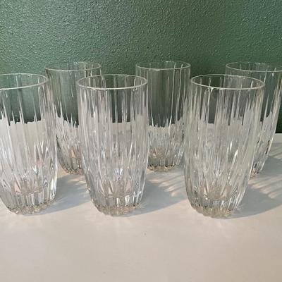 Mikasa Park Lane Lead Crystal Water Glasses Made in Germany 6