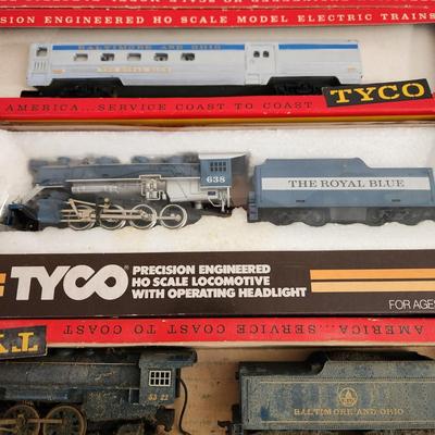 Tyco HO Scale Trains B&O The Royal Blue 638 , Pullman