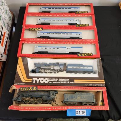 Tyco HO Scale Trains B&O The Royal Blue 638 , Pullman