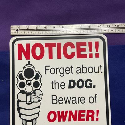 Notice Sign