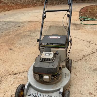Vintage John Deere 14 SB push lawnmower