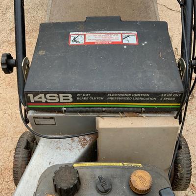 Vintage John Deere 14 SB push lawnmower