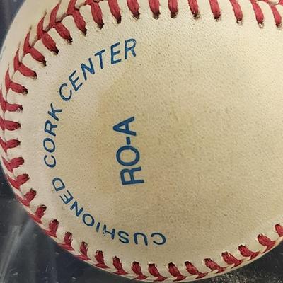Mickey Mantle Signed Baseball In Collectors Case