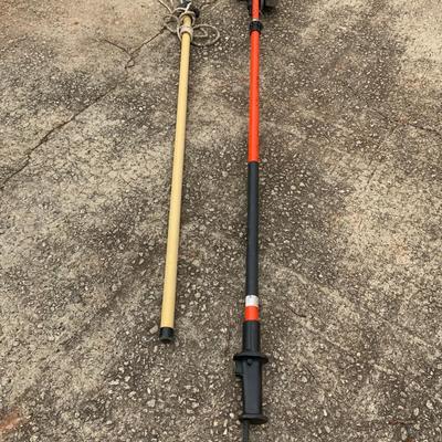 Lot of two pole saws.