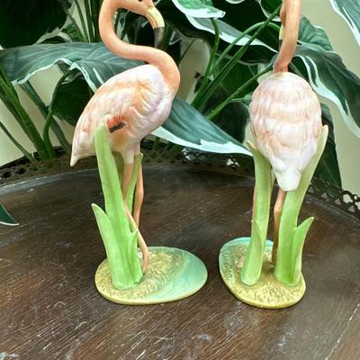 Pair of Flamingos by Andrea