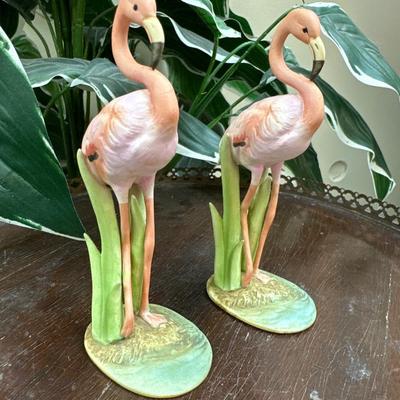 Pair of Flamingos by Andrea