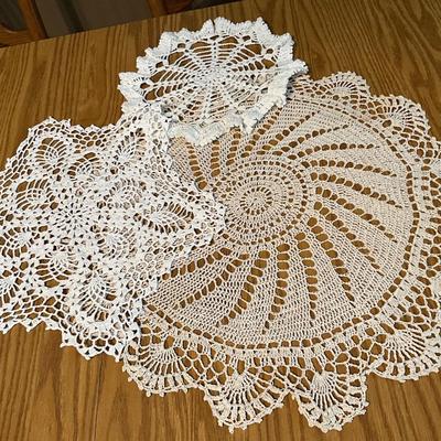 Hand Crocheted Doilies 3