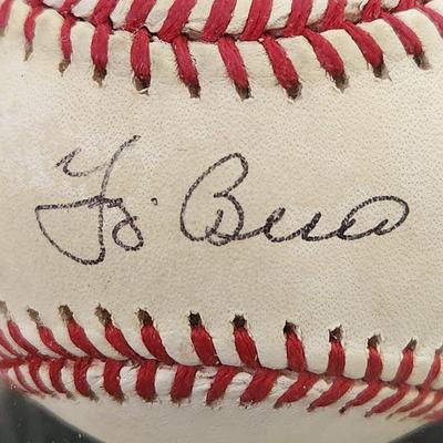 Yogi Berra Signed baseball New York Yankee