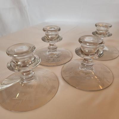 Fostoria candleholders