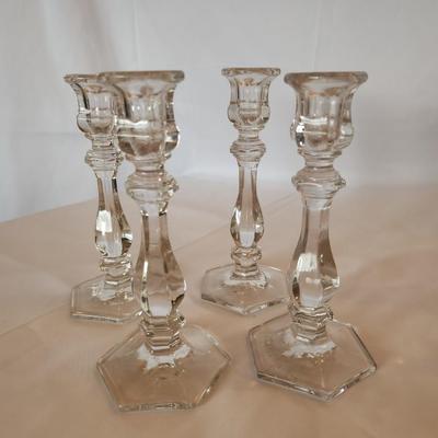 Glass Candlesticks