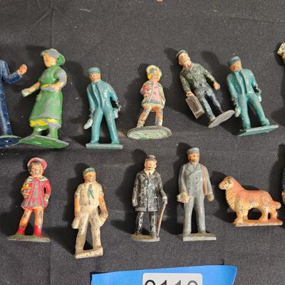 Lot of 20 Vintage Metal Figurines