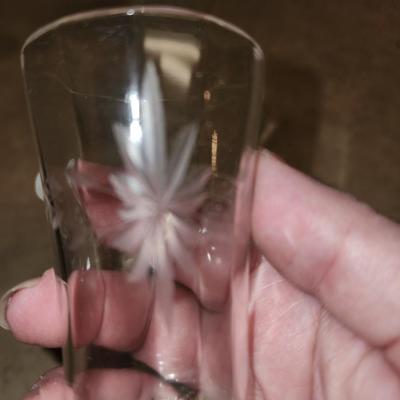 Set of 4 shot glasses.