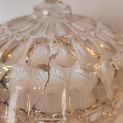 Crystal Lidded Compote