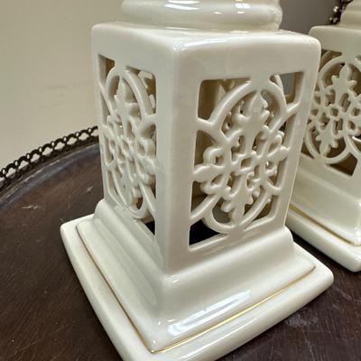 Lenox candle sticks rare find