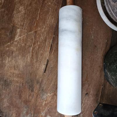 Marble rolling pin