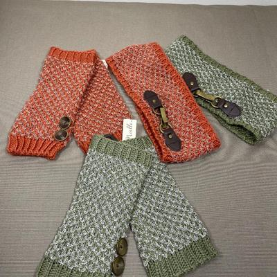 New! Headbands and Wristlet Gloves