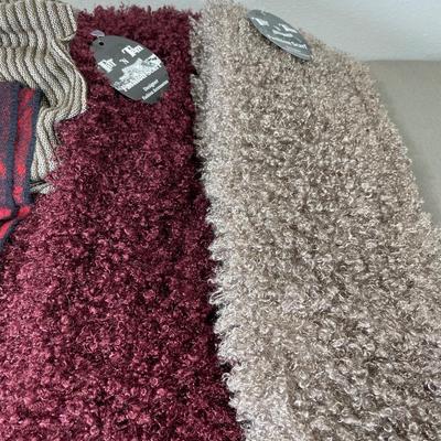 4 Long Scarves, some NWT