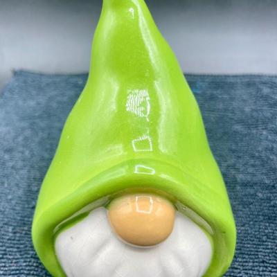 Ceramic Garden Gnome Head Pair