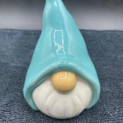 Ceramic Garden Gnome Head Pair