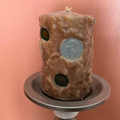 Mobel-Walther Candle Holder, not the coins in the candle
