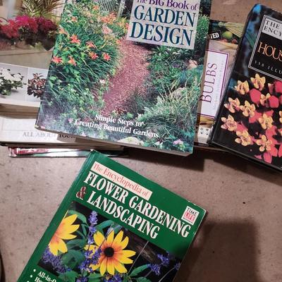 Lot of gardening books