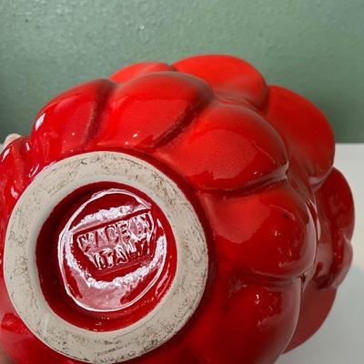 MMC Ceramic Pottery basket layer style Made in Italy