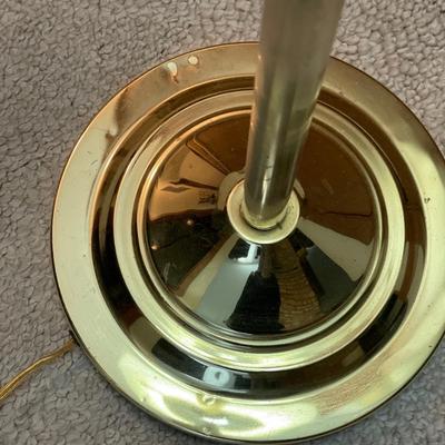 Brass floor lamp