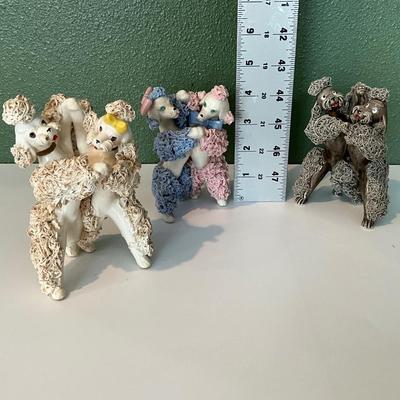 Vintage Royal Japan Ceramic Spaghetti Dancing Poodles