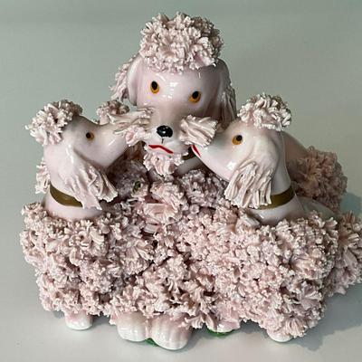 Vintage Royal Japan Ceramic Spaghetti Poodles