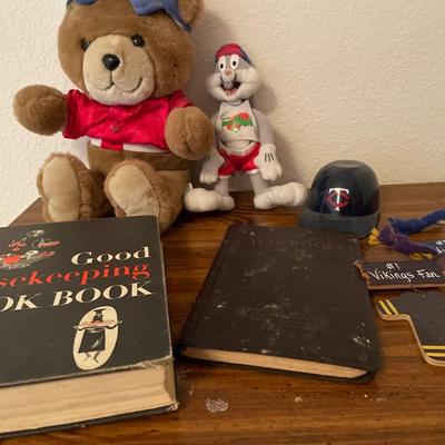 Vintage toys and books