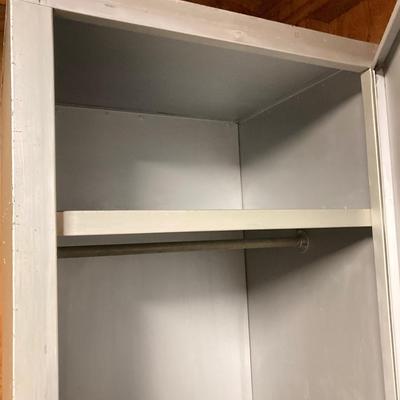 LOT 223: Large Metal Storage Cabinet