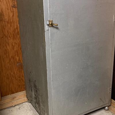 LOT 223: Large Metal Storage Cabinet