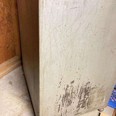 LOT 223: Large Metal Storage Cabinet